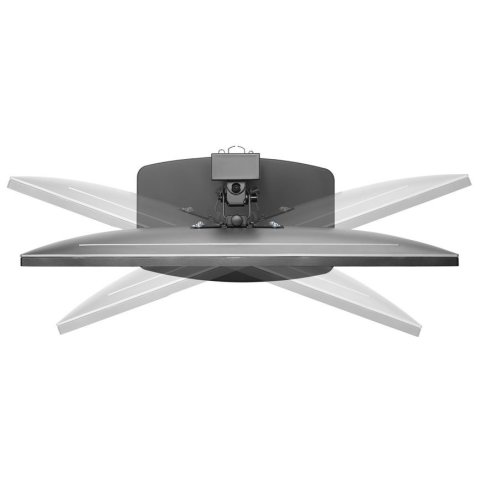 Soporte De Mesa Con Base Equip 650126 Para 1 Pantalla 17" - 32" Ajustable En Altura Max. Vesa 100x10
