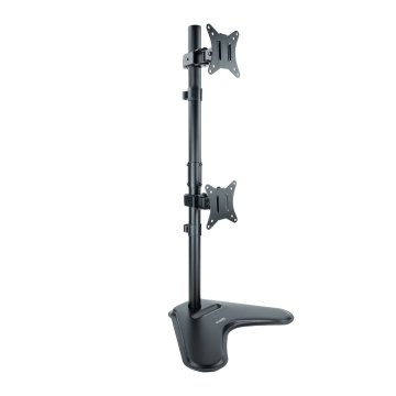 Soporte De Mesa Con Base Tooq Db1703tnv-b Para 1 Pantalla 17"-32" Gira Incli 2 Anclajes En Vertical 