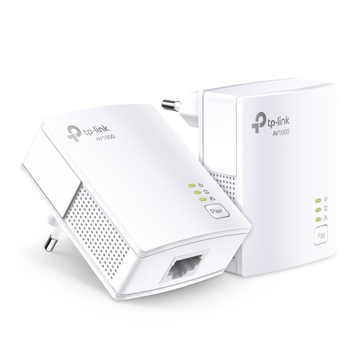 Homeplug Tp-link Powerline 1000mb Pa7017kit 1p Giga Kit 2 Unidades