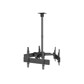 Soporte De Techo Profesional Equip 650371 Para 3 Pantallas 32"-65" Inclinable Max. 30kgs