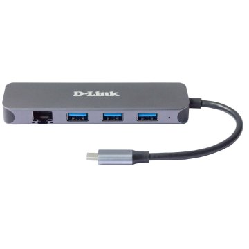 Hub Usb-c D-link Dub-2334 A 3xusb3.0 1xusb-c Pd 60w) 1xgb Rj45 2