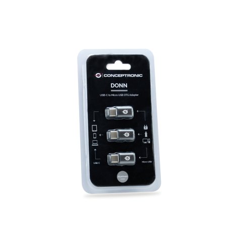 Adaptador Usb-c 3.1 Macho A Micro Usb Hembra Otg Pack 3 Uds
