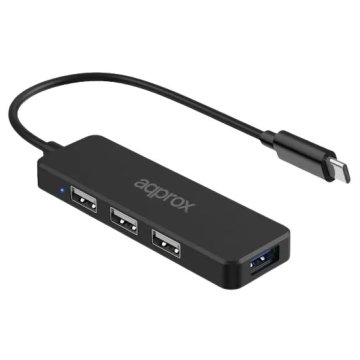 Hub Usb-c Approx Appc48v2 A 1xusb-a 2.0 3xusb-a 2.0