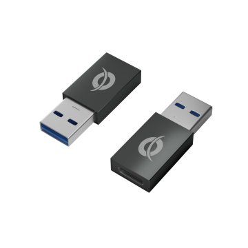 Kit Adaptadores 2 Unidades Usb 3.0 Conceptronico Tipo A Macho A Usb-c Hembra