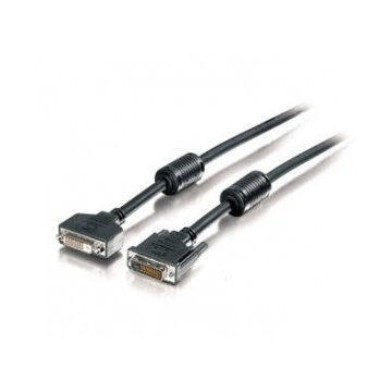 Cable Alargo Dvi Equip Dual Link Macho - Hembra Con Ferrita 1.8m 118972