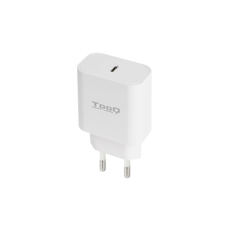 Cargador De Pared Tooq Tqwc-pdusbc20w Usb-c Pd 20w Blanco