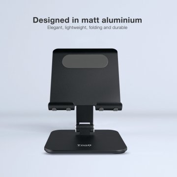 Soporte De Sobremesa Ajustable Para Tablet Tooq Ph-hermes-noche 13" Negro 2