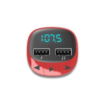 Cargador De Coche Y Transmisor Por Fm Energy Sistem Color Rojo 2 Tomas Usb Tipo A 2
