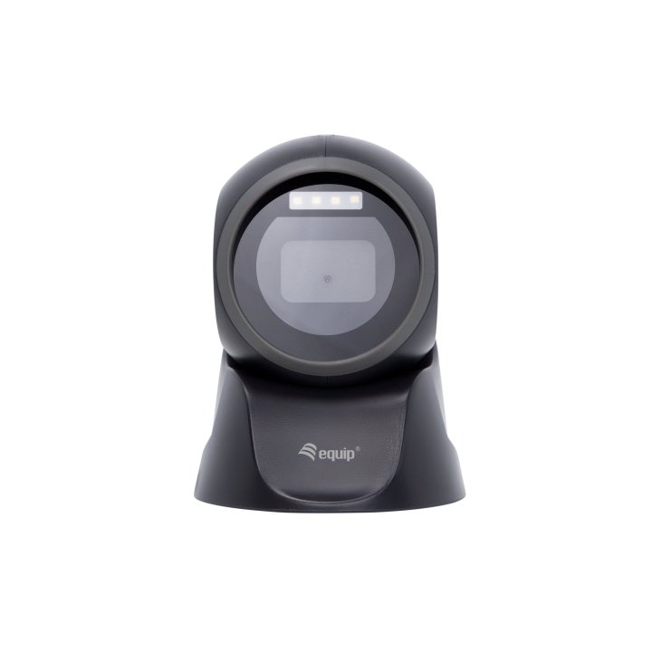 Scanner Codigo De Barras Sobremesa Equip 351027 Detecta Codigos 1d-2d-qr Velocidad De Escaneo 150 Fps Color Negro