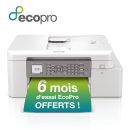 Multifuncion Inkjet Brother Mfc-j4340dw Ecopro 20 19ppm A4 Duplex Wifi Fax Color Blanca