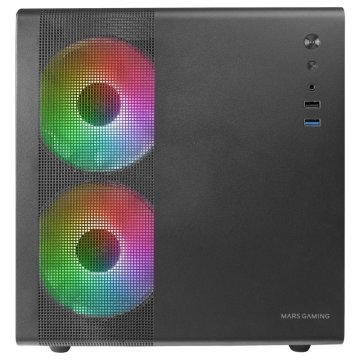 Caja Microatx Cube Gaming Mars Gaming Mc400 Black Frontal... 2