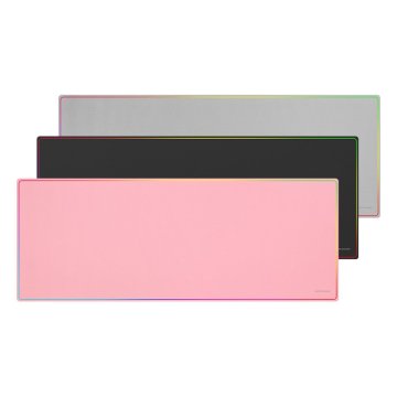 Alfombrilla Mars Gaming Mmp124p Superficie Nano-textil Diseño Rainbow 880x330mm Color Rosa 2