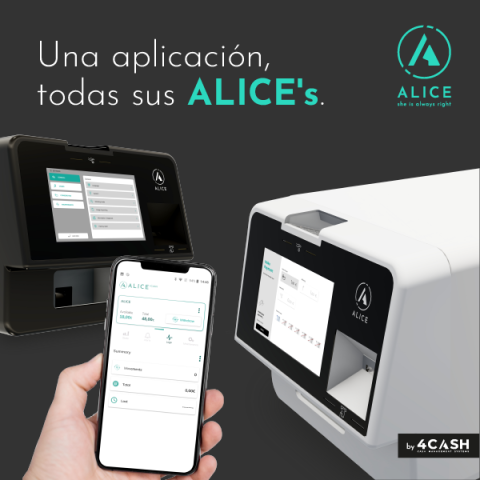 Maquina De Autocobro Alice Blanca 