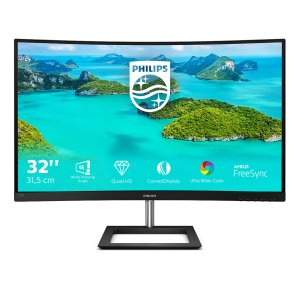 Monitor 32" Dp Hdmi Vga Philips 325e1c 00 Va Qhd 2560x1440 75hz 4ms 250cd Vesa 100x100 Negro 2
