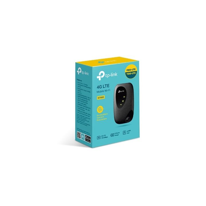 Router Wifi Movil 4g Lte 150mbps Tp-link M7010 Ranura Para Sim Bateria 2000mah Modem 4g Interno Fdd tdd-lte