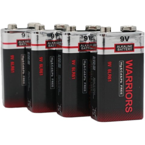 Pilas 6lr61 Warriors Alcalina Pack De 4 Pilas