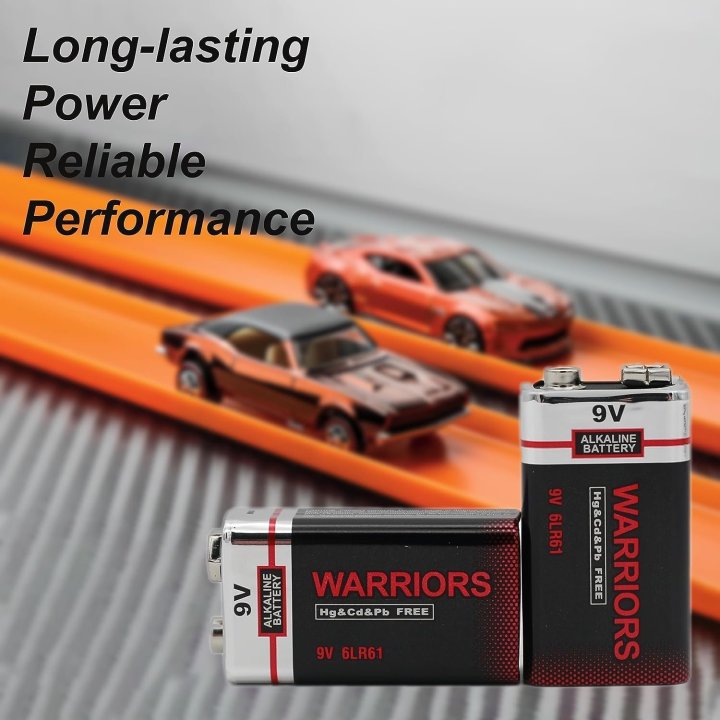 Pilas 6lr61 Warriors Alcalina Pack De 4 Pilas