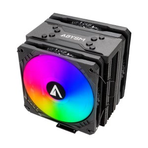 Ventilador Con Disipador Para Cpu Abysm Ab832407 Snow Iv Argb 120mm Color Negro 2