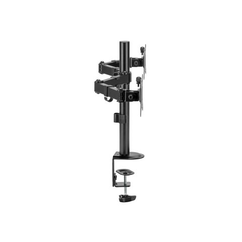 Soporte De Mesa Equip 650157 Para 2 Pantallas 17"-32" De Brazo Inclinable Y Giratorio 360§ Max. Vesa 100x100 Hata 9kg Por Pan