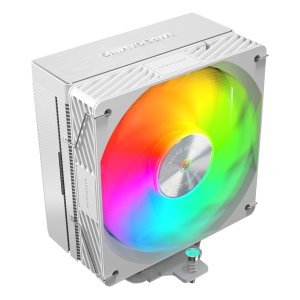 Ventilador Con Disipador De Cpu Mars Gaming Mcpux5argbw  Blanco Argb Pwm Si 120mm Tdp 280w  2