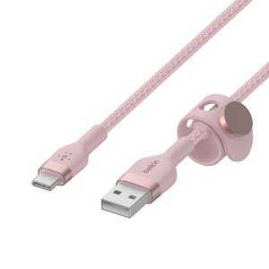 Cable Usb-c A Lightning 1m Belkin Caa011ds1mpk Trenzado... 2