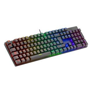 Teclado Mecanico Mars Gaming Mk422 En Italiano Black Switch Rojo Pr De 100hz Anti-ghosting Avanzado Iluminacion Rgb 2