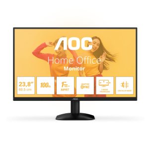 Monitor 24" Hdmi Vga Aoc 24b35hm2 Va Fhd 100hz 1ms Vesa 100x100 Negro