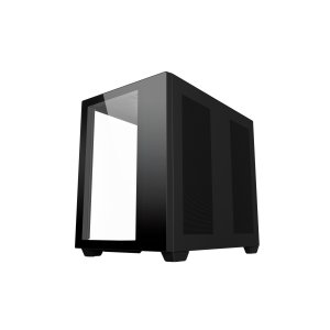 Caja Atx Semitorre Abysm Danube Sava 285 Black 1x3.5" 2x2.5" Usb-c Gpu Max 410mm 2