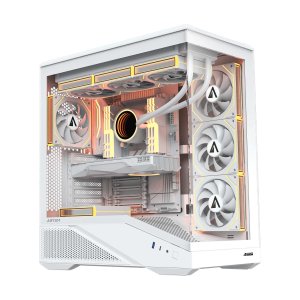 Caja Atx Semitorre Abysm Arian Frame A400 White 1x3.5"...