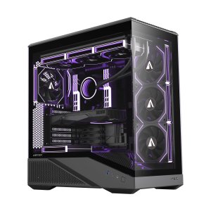 Caja Atx Semitorre Abysm Arian Frame A400 Black 1x3.5"...