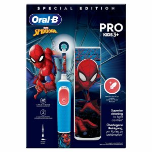 Cepillo Dental Electrico Braun Oral-b Vitality Pro3+ Kids Spiderman + Funda De Viaje 2