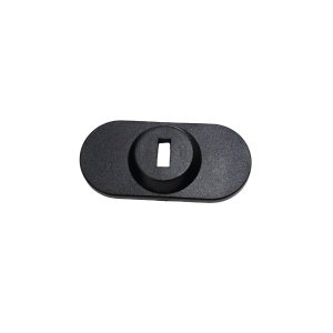Placa De Seguridad Adhesiva 3m Conceptronic Lba02 Con Ranura Para Cable De Seguridad (3x7mm) Negro