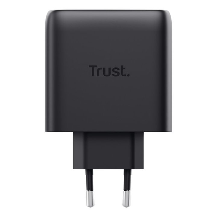 Cargador Usb Gan Trust Maxo 65w 3xusb-c Pd 1xusb-a Incluye Cable Usb-c 2m Negro