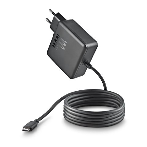 Cargador Usb Gan Ngs Gan 100w-c 100w 1xusb-c Pd3.0 Cable 1.5m Soldado Color Negro