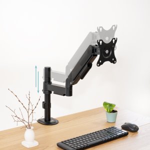Soporte De Mesa Gas Tooq Db1532tnr-b 1 Pantalla Hasta 17"-32" Max 9kg Vesa 75x75 100x100 Negro 2